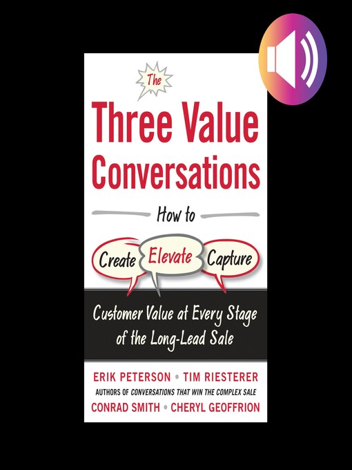 Title details for The Three Value Conversations by Erik Peterson - Available